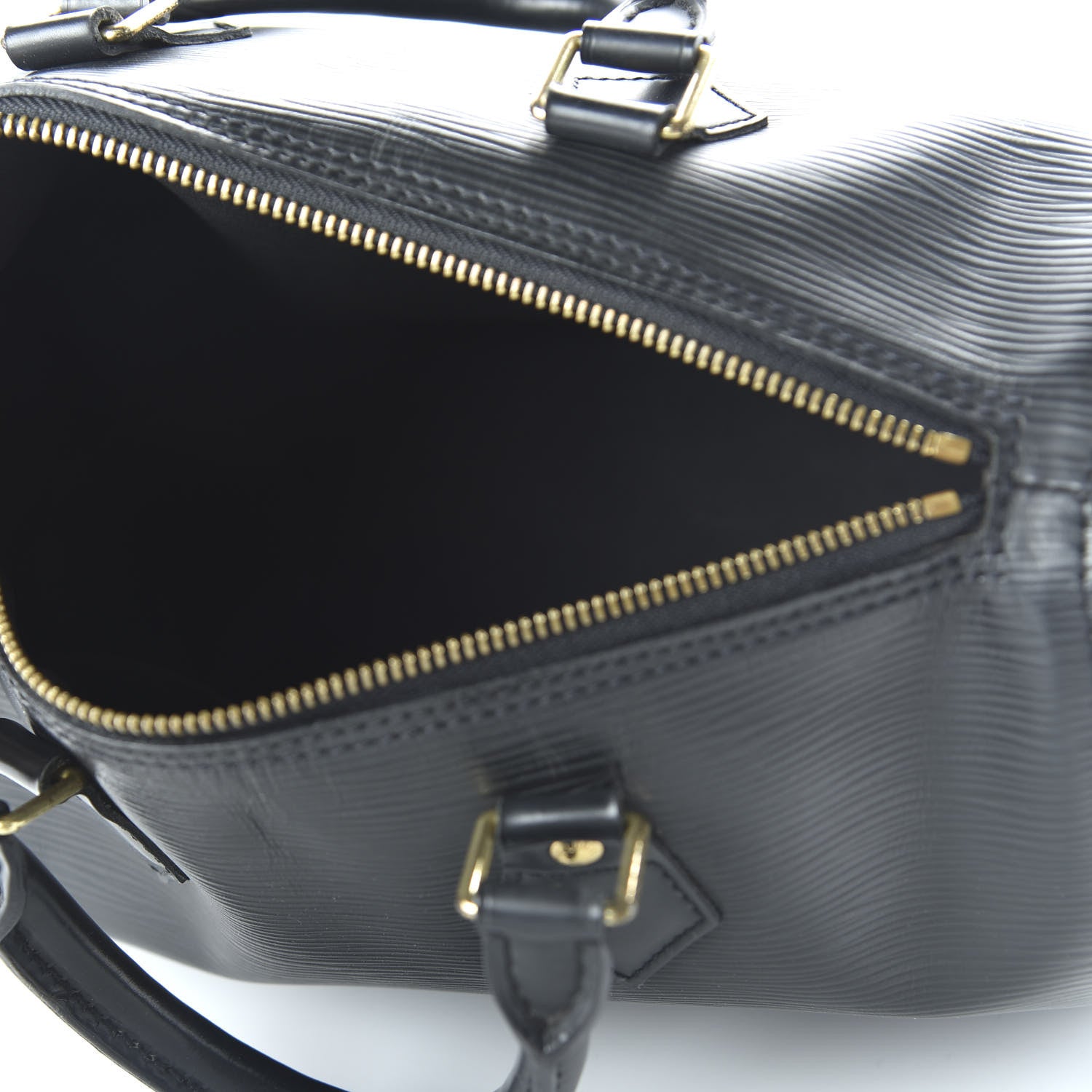 Louis Vuitton Epi Speedy 25 Black 5 of 9