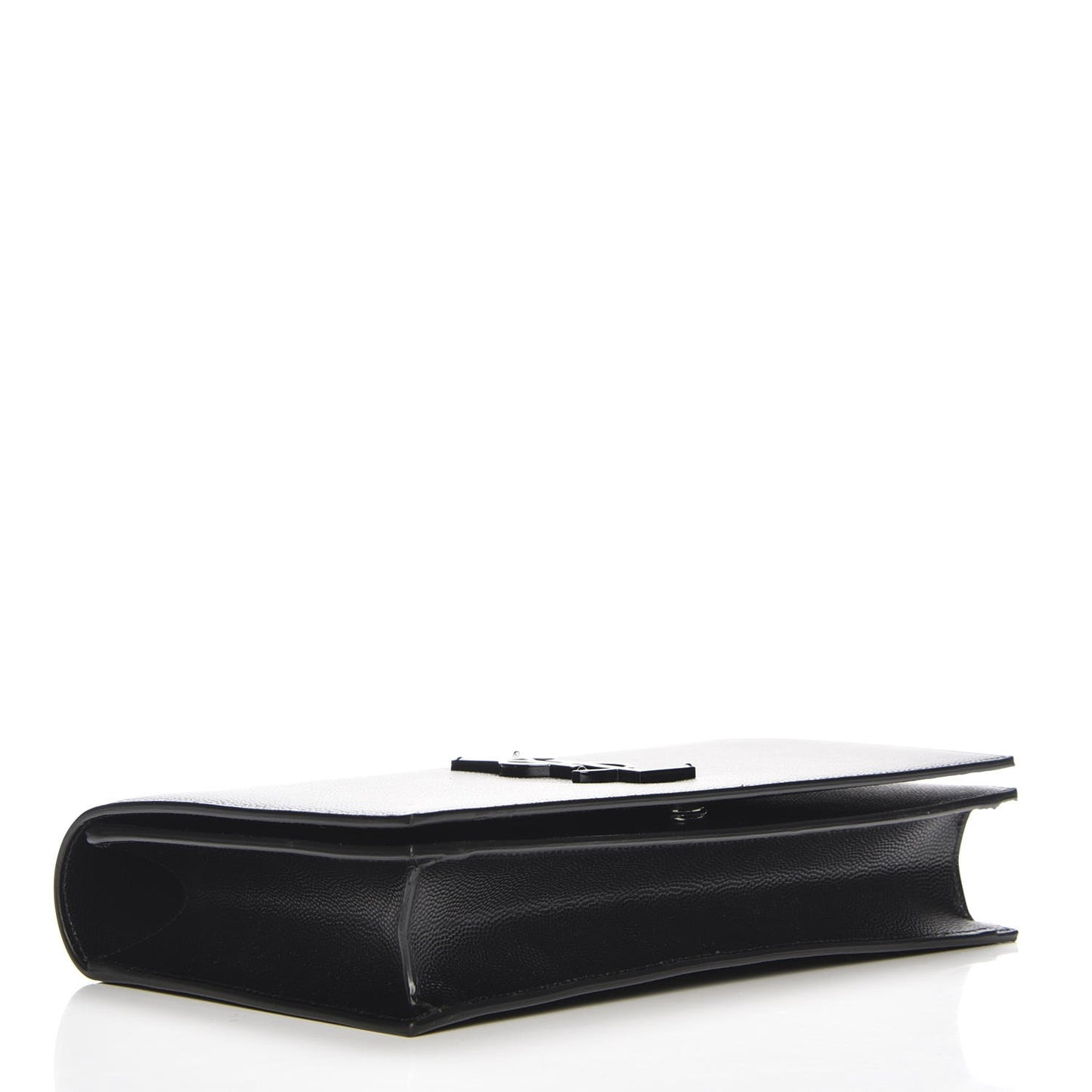 Grain De Poudre Classic Monogram Kate Clutch Black