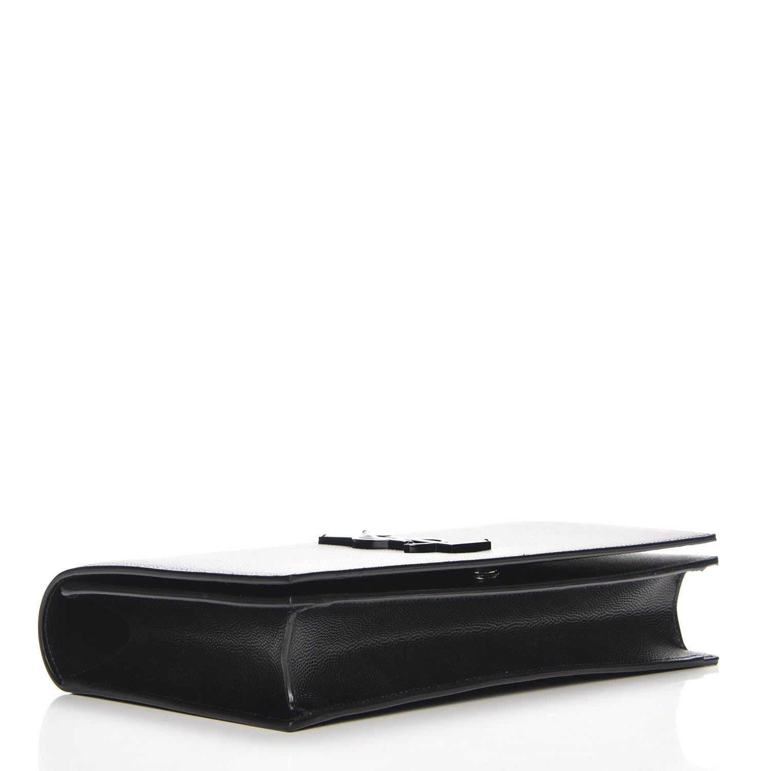 Saint Laurent Grain De Poudre Classic Monogram Kate Clutch Black 4 of 6