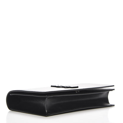 Saint Laurent Grain De Poudre Classic Monogram Kate Clutch Black 4 of 6
