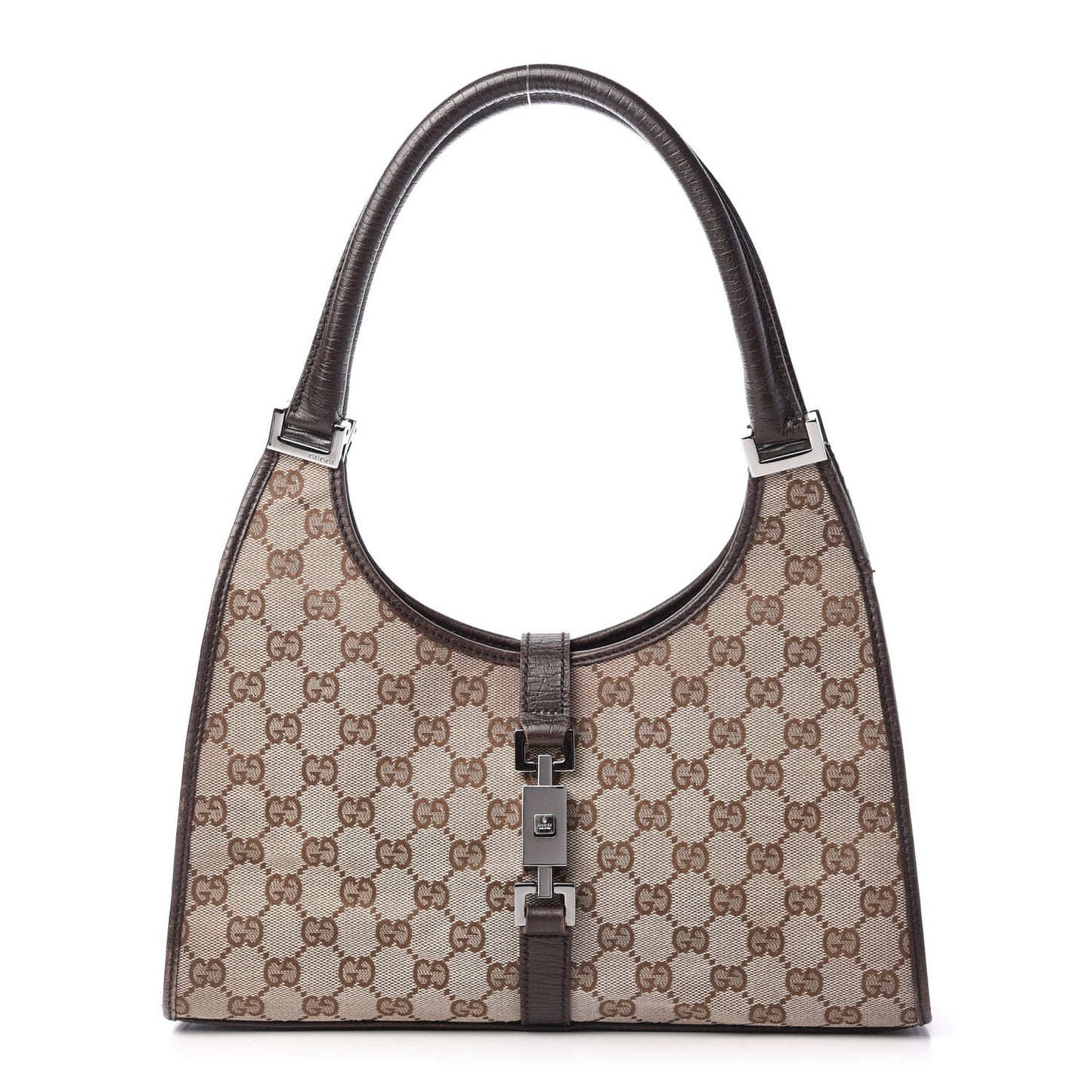 Monogram Small Bardot Bag Brown