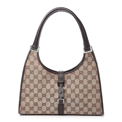 Gucci Monogram Small Bardot Bag Brown 1 of 12