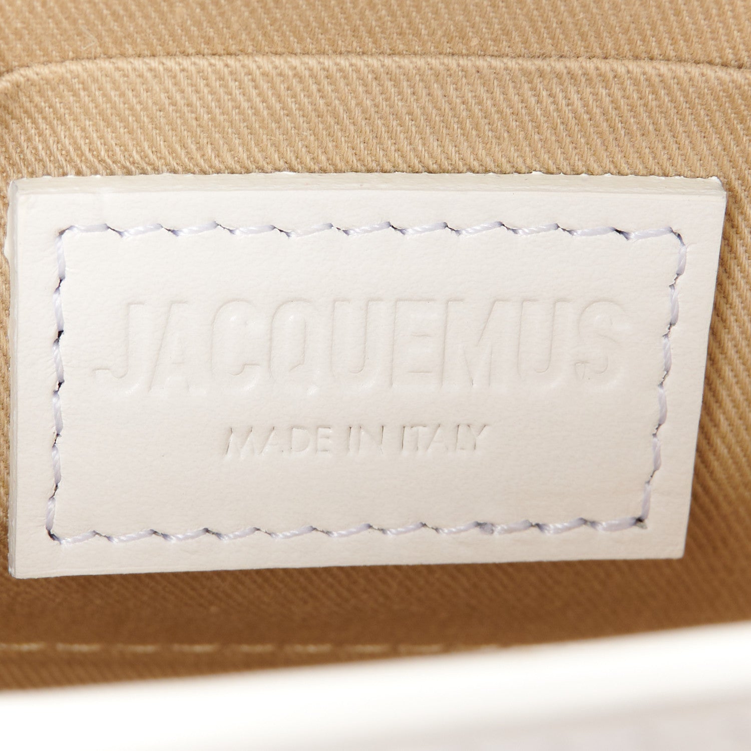 Jacquemus Smooth Calfskin Le Chiquito Long White 6 of 9