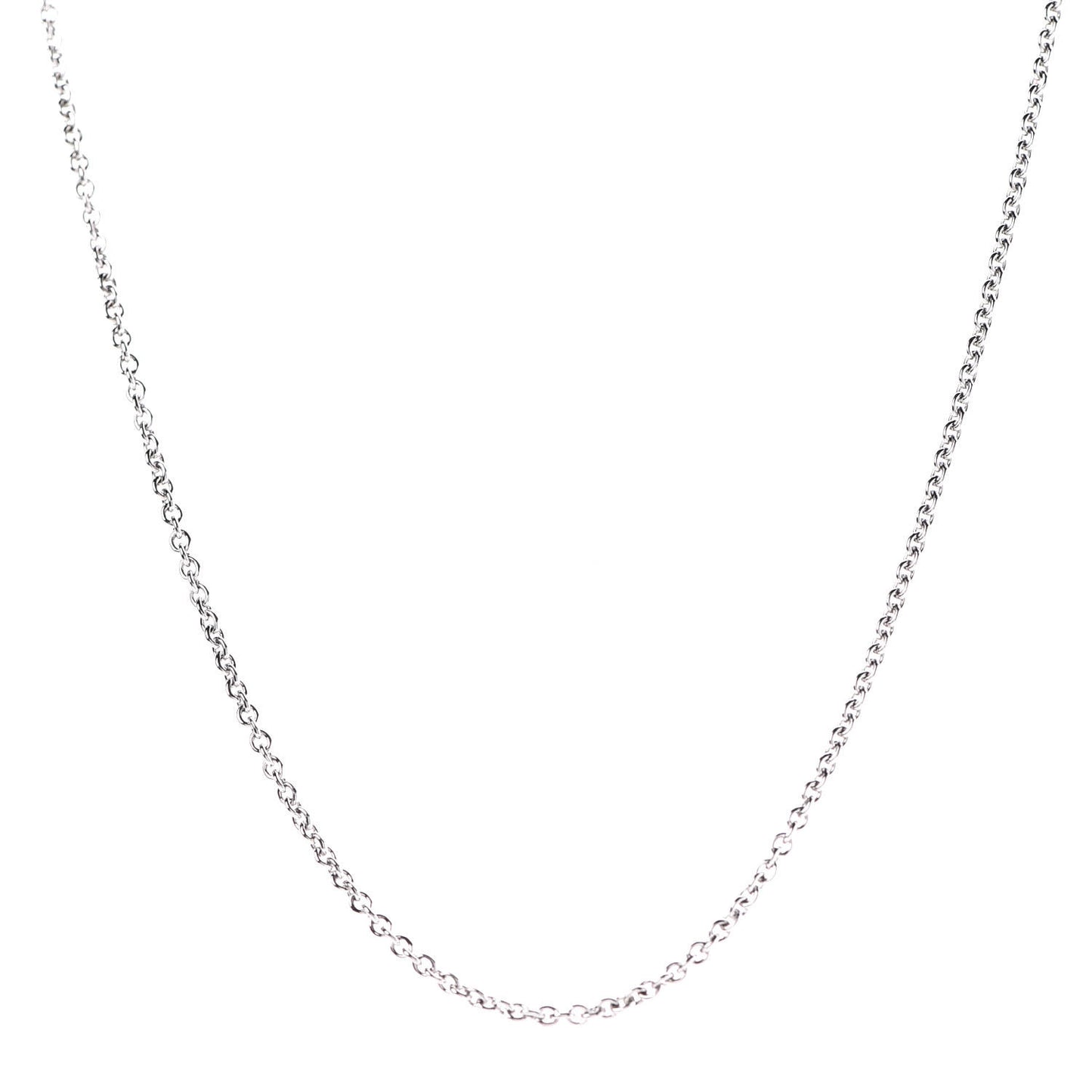 18K White Gold Chaine D'Ancre Punk Necklace