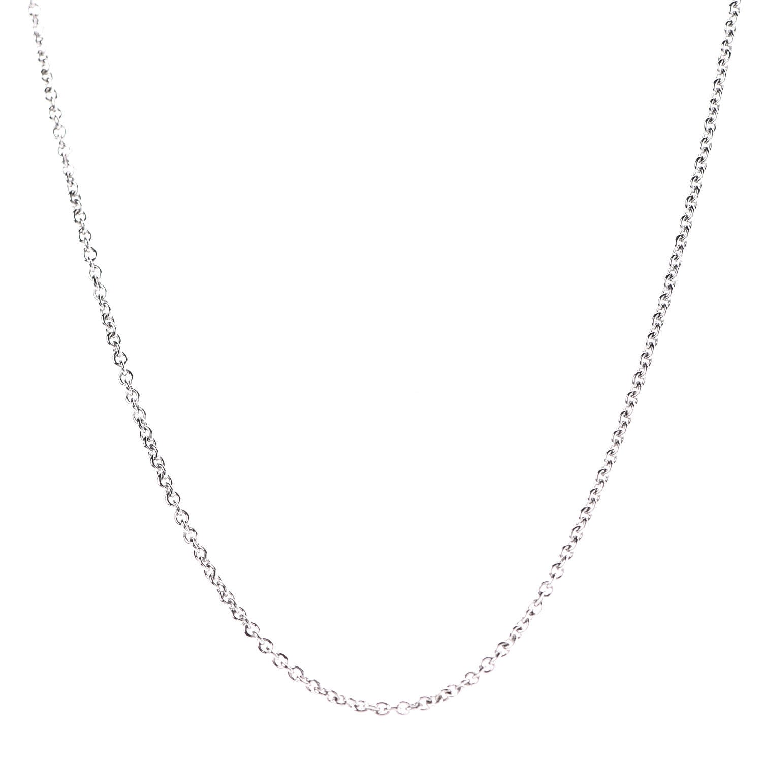 Hermes 18K White Gold Chaine D'Ancre Punk Necklace 1 of 5