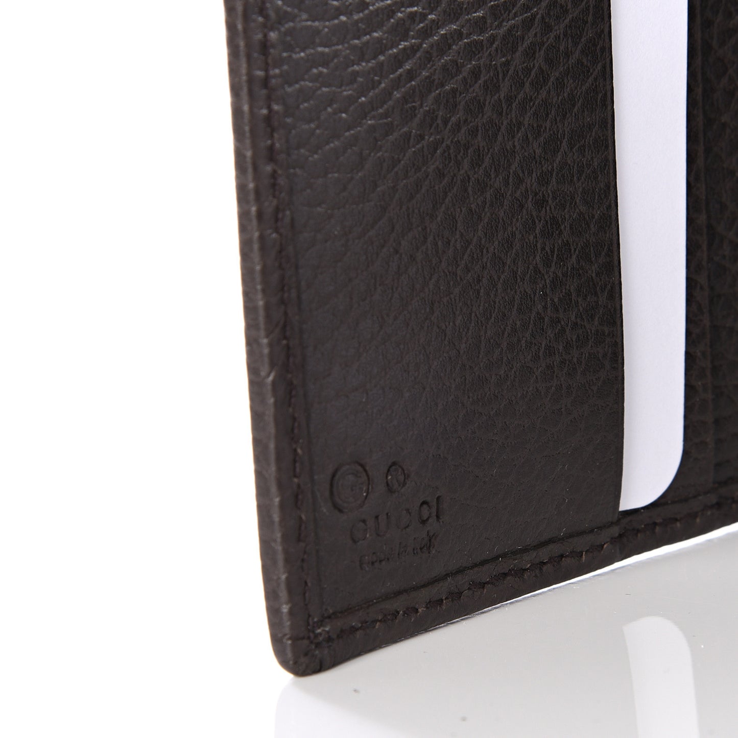 Monogram Bi-Fold Wallet Dark Brown