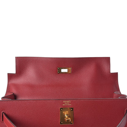Hermes Epsom Kelly Sellier 32 Rouge Grenat 29 of 35