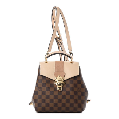 Louis Vuitton Damier Ebene Clapton Backpack Creme 1 of 10