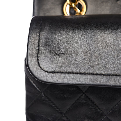 Chanel Lambskin Quilted Small Double Flap Black 14 of 16
