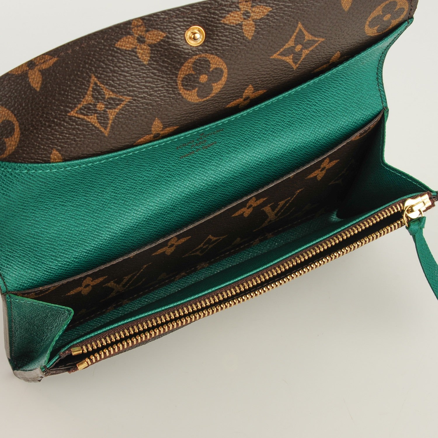 Louis Vuitton Monogram Emilie Wallet Vert 7 of 7