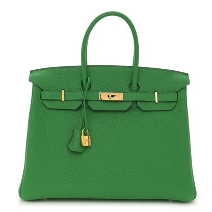 Hermes Togo Birkin 35 Bambou 1 of 15