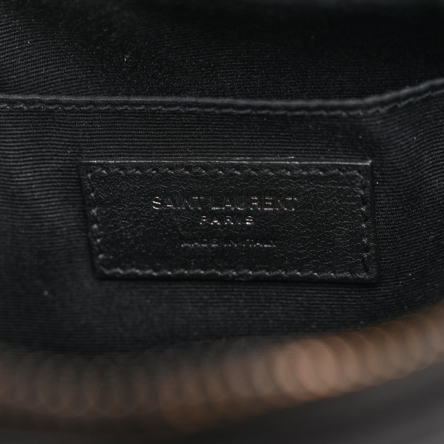 Calfskin Matelasse Monogram Monochrome Lou Camera Bag Black