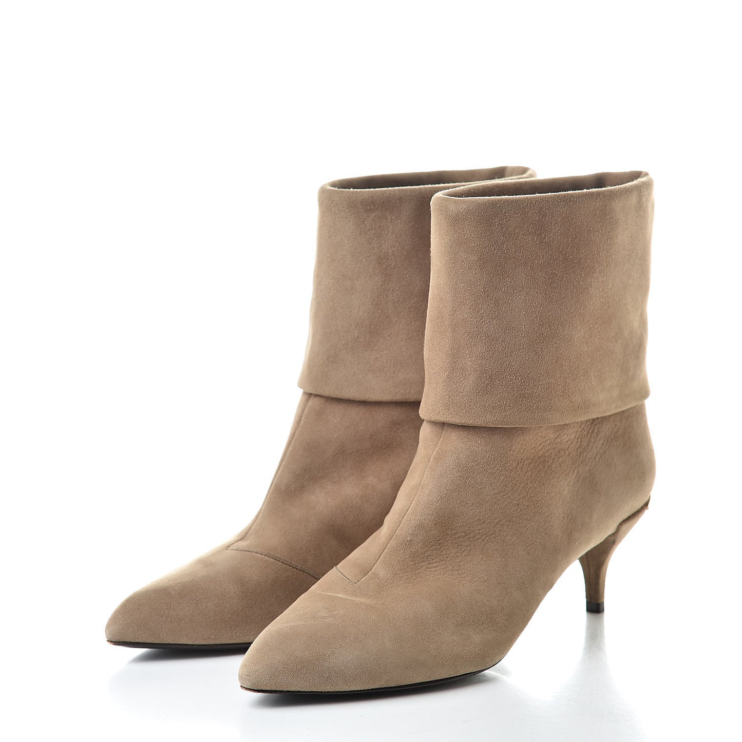 Suede Secrecy Ankle Boots 37.5 Taupe