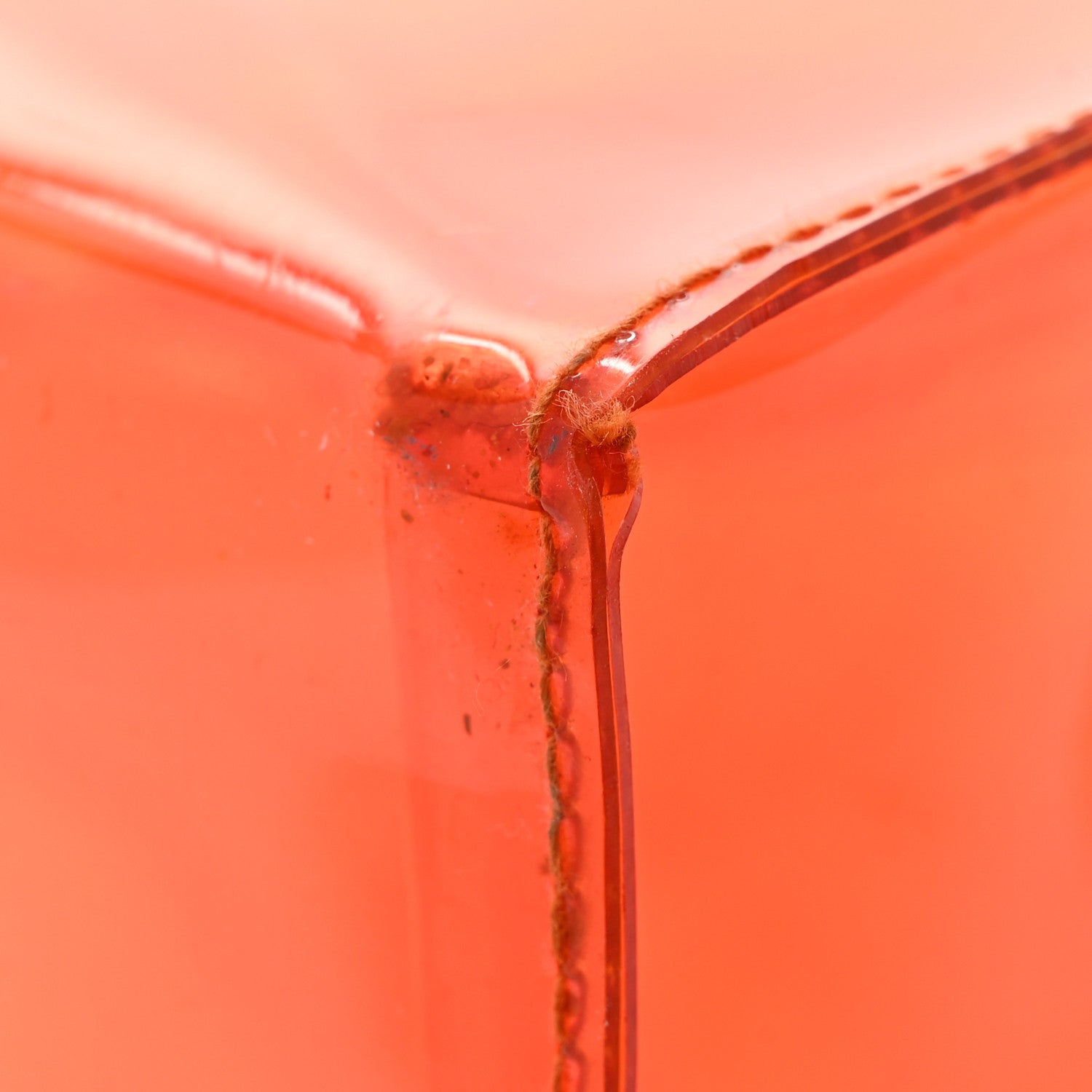 Hermes Vinyl Souvenir De L'Exposition Kelly Orange 11 of 13