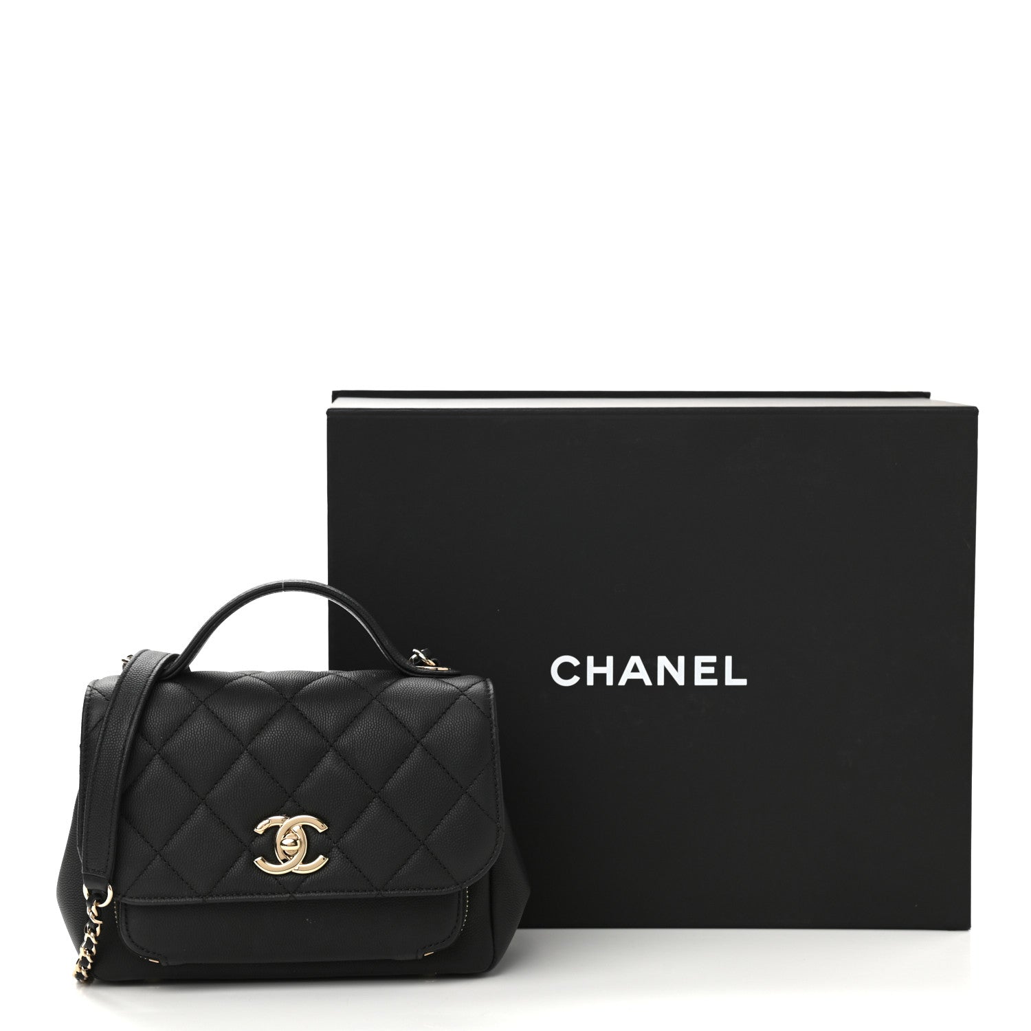 Chanel Caviar Quilted Small Business Affinity Flap Black 10 of 10