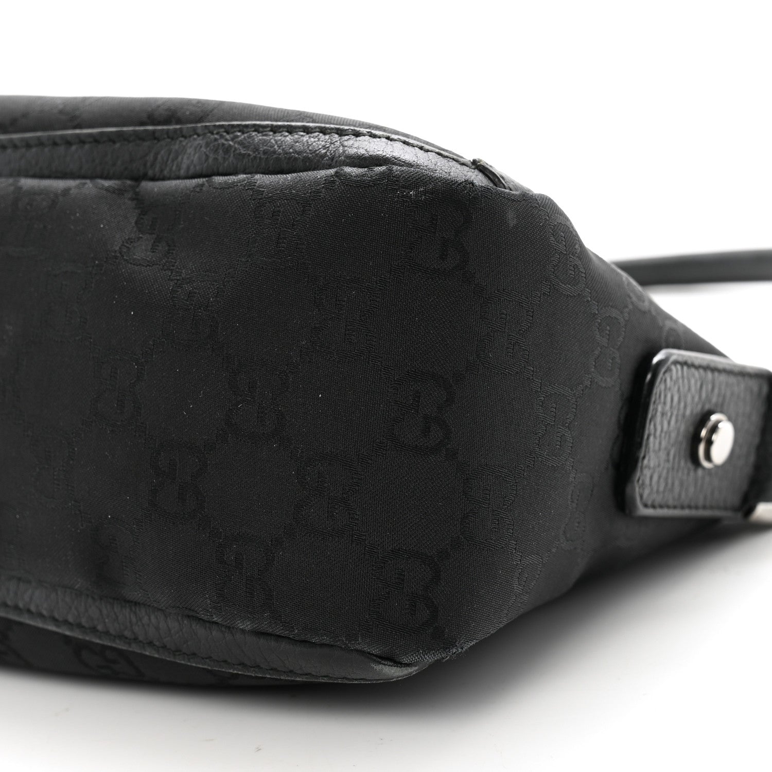Gucci Monogram D Ring Abbey Pochette Black 10 of 12