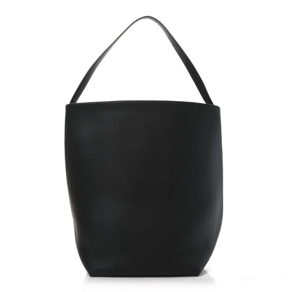 The Row Grained Calfskin Large N/S Park Tote Black 1 of 9