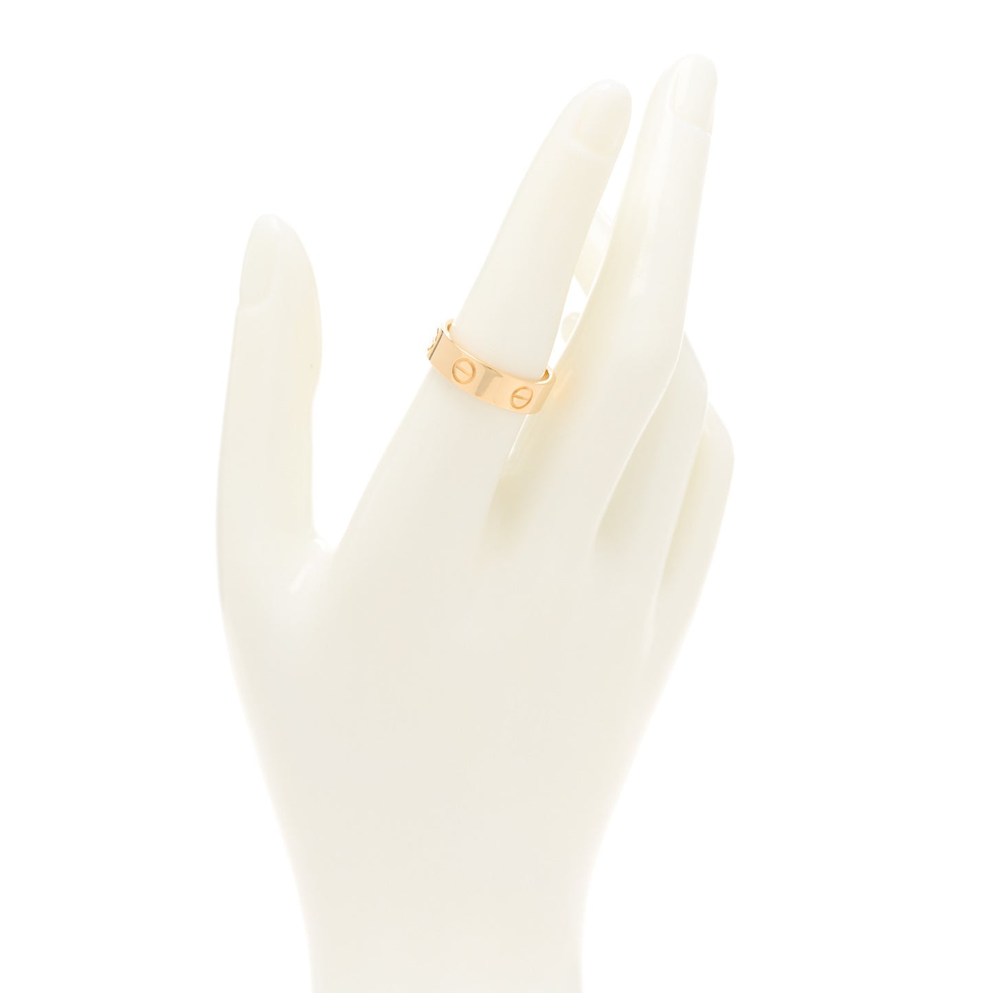 18K Yellow Gold 5.5mm LOVE Ring 54 6.75