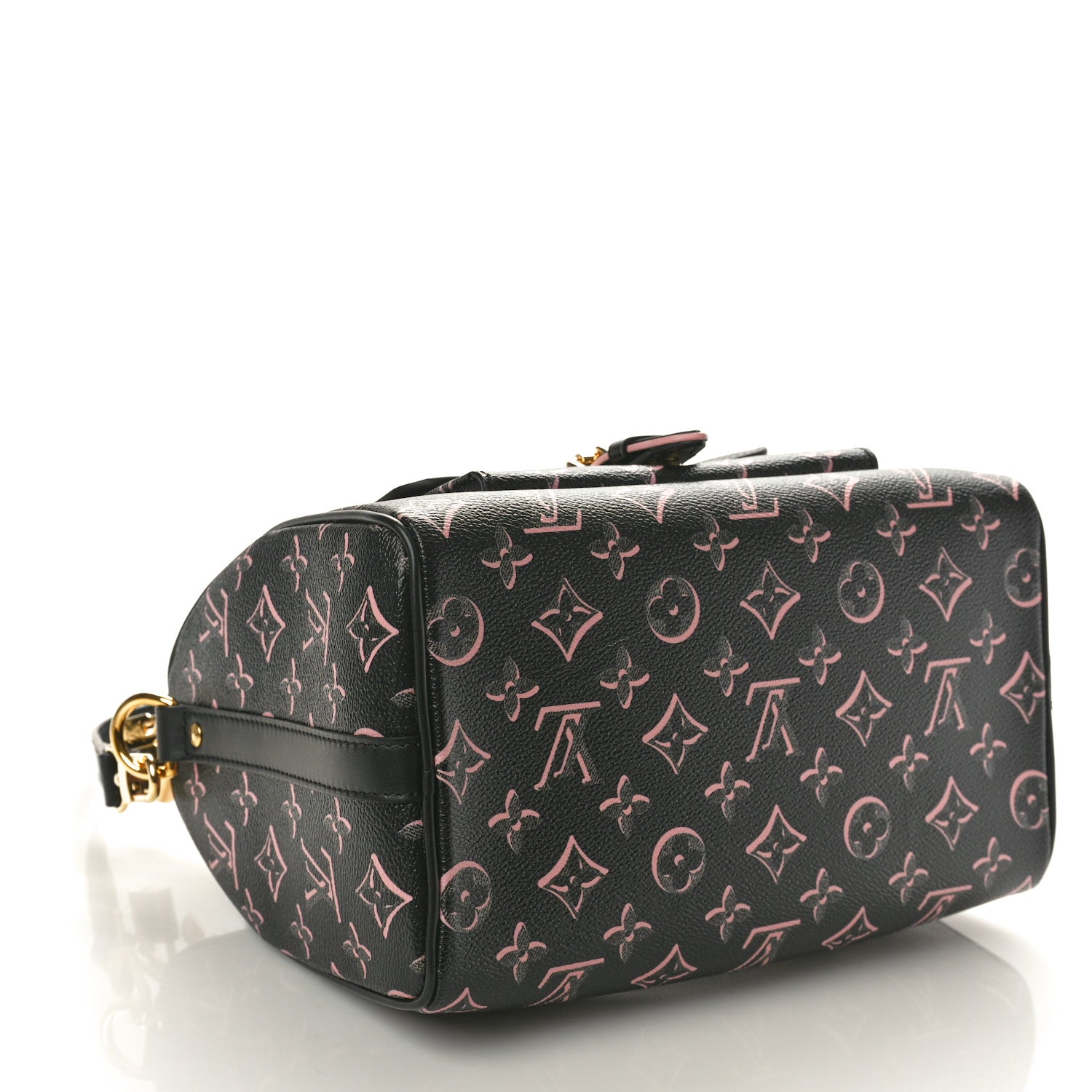 Louis Vuitton Monogram Fall for You Speedy Bandouliere 25 Black 4 of 9