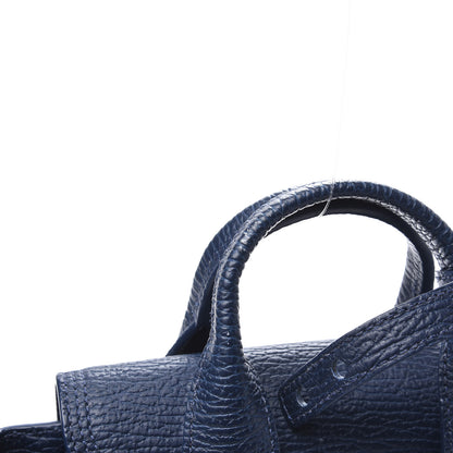 3.1 Phillip Lim 3.1 Textured Calfskin Mini Pashli Satchel Lapis Black 10 of 11