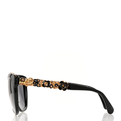 Chanel CC Butterfly Fall Sunglasses 5356-A Black Gold 3 of 6