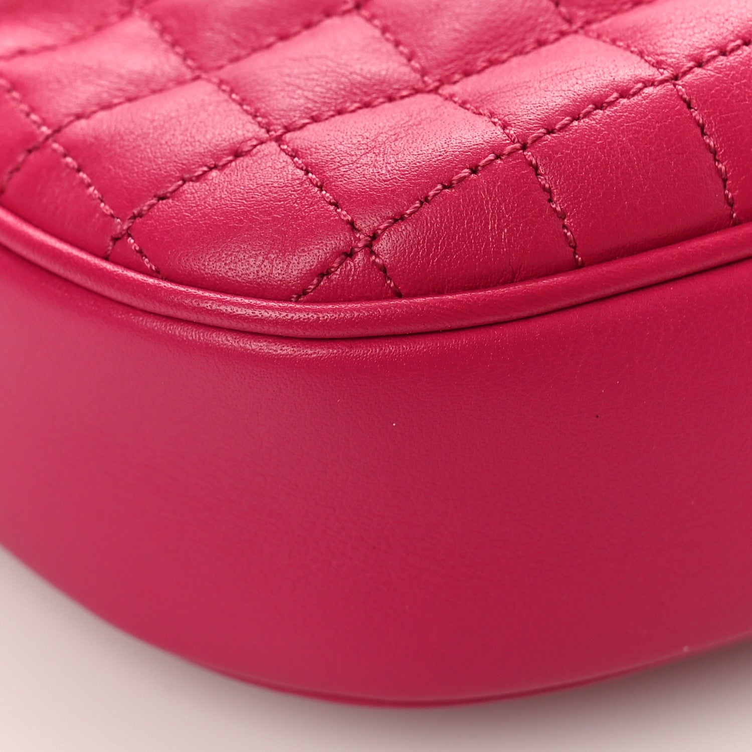 Celine Calfskin Quilted Small C Charm Bag Pink 7 of 8