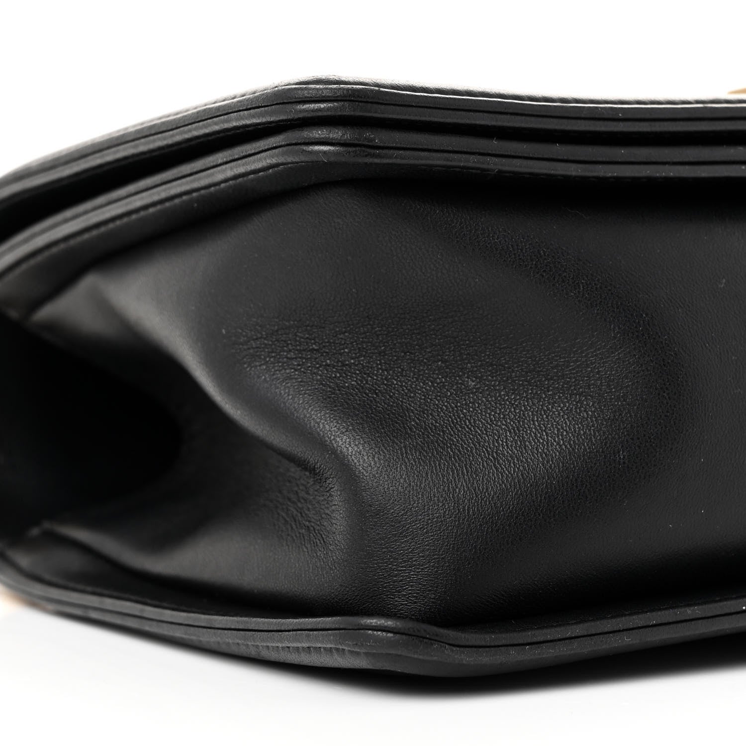 Chanel Lambskin Quilted Medium Boy Flap Black 9 of 10