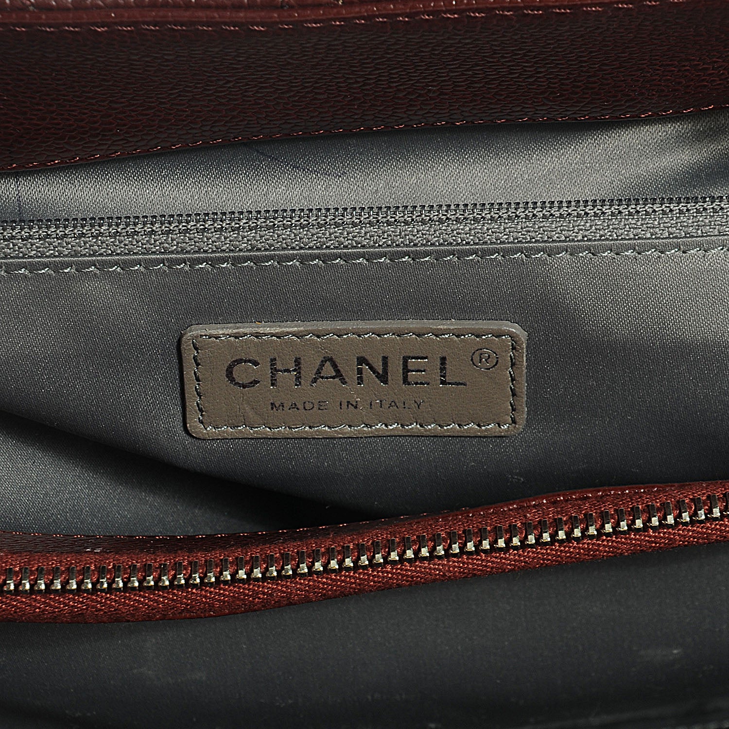 Chanel Caviar XL Grand Shopping Tote GST Bordeaux 6 of 7
