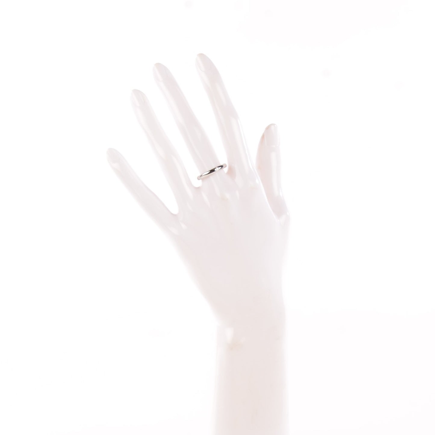 Platinum Diamond Elsa Peretti Band Ring 6