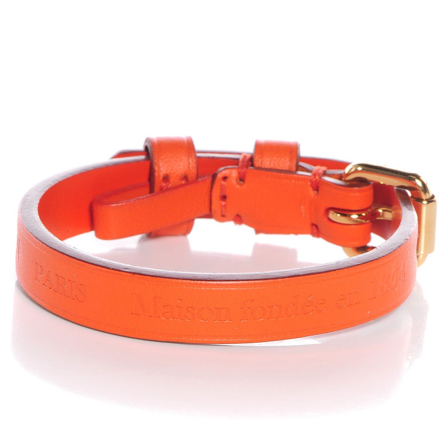 Leather Stamp It Bracelet 17 Piment