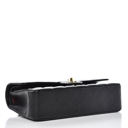 Chanel Caviar Quilted Medium Double Flap Black 4 of 7