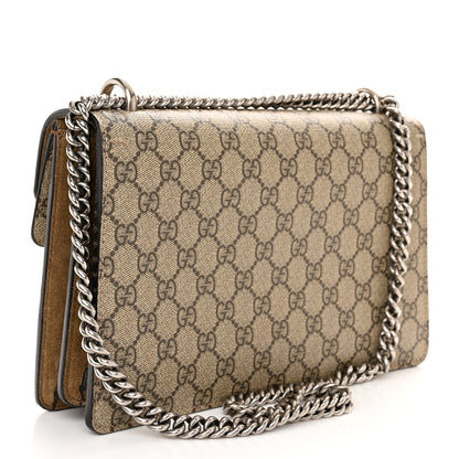 Gucci GG Supreme Monogram Small Dionysus Shoulder Bag Taupe 3 of 12
