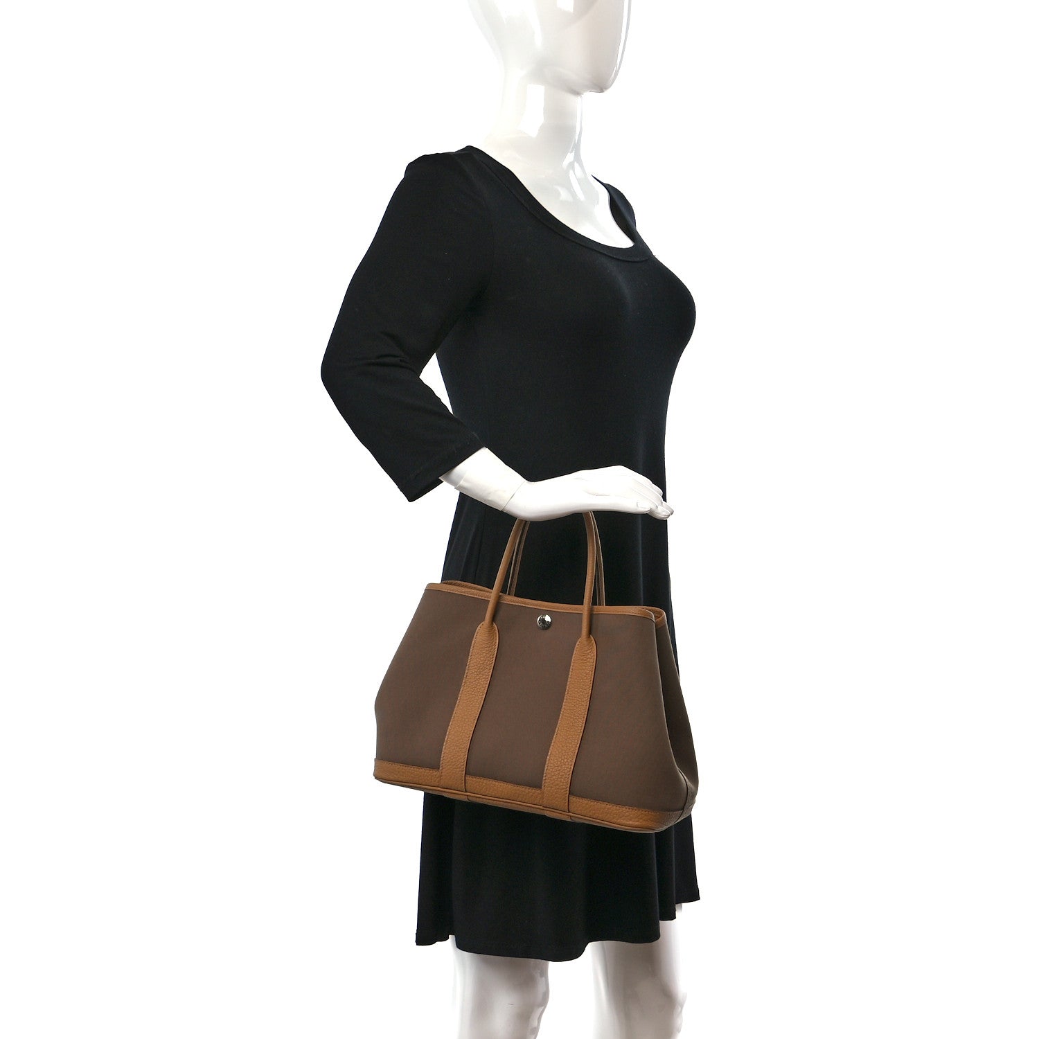 Hermes Toile Negonda Garden Party 30 TPM Etoupe Biscuit 2 of 10