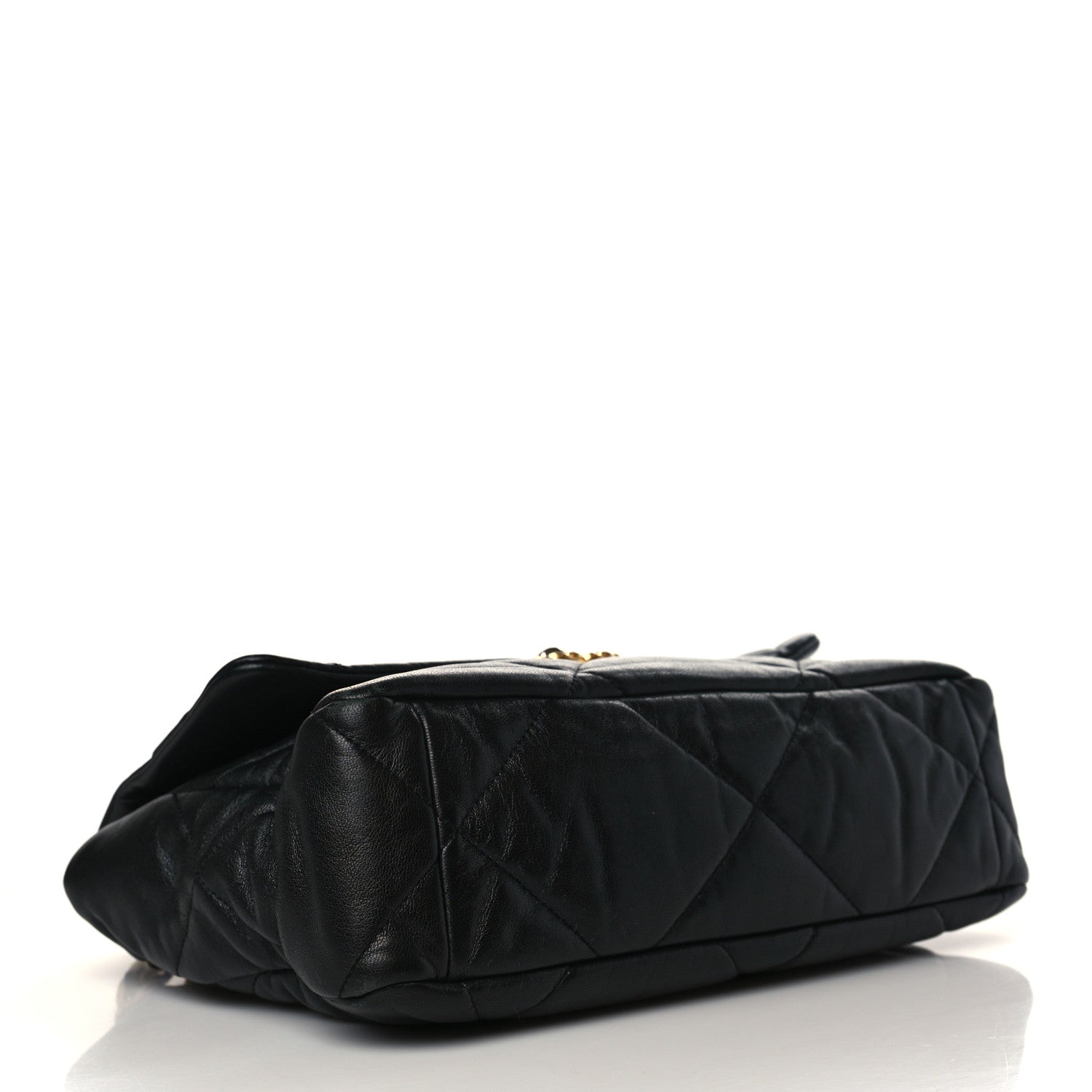 Chanel Goatskin Quilted Large Chanel 19 Flap Black 4 of 9