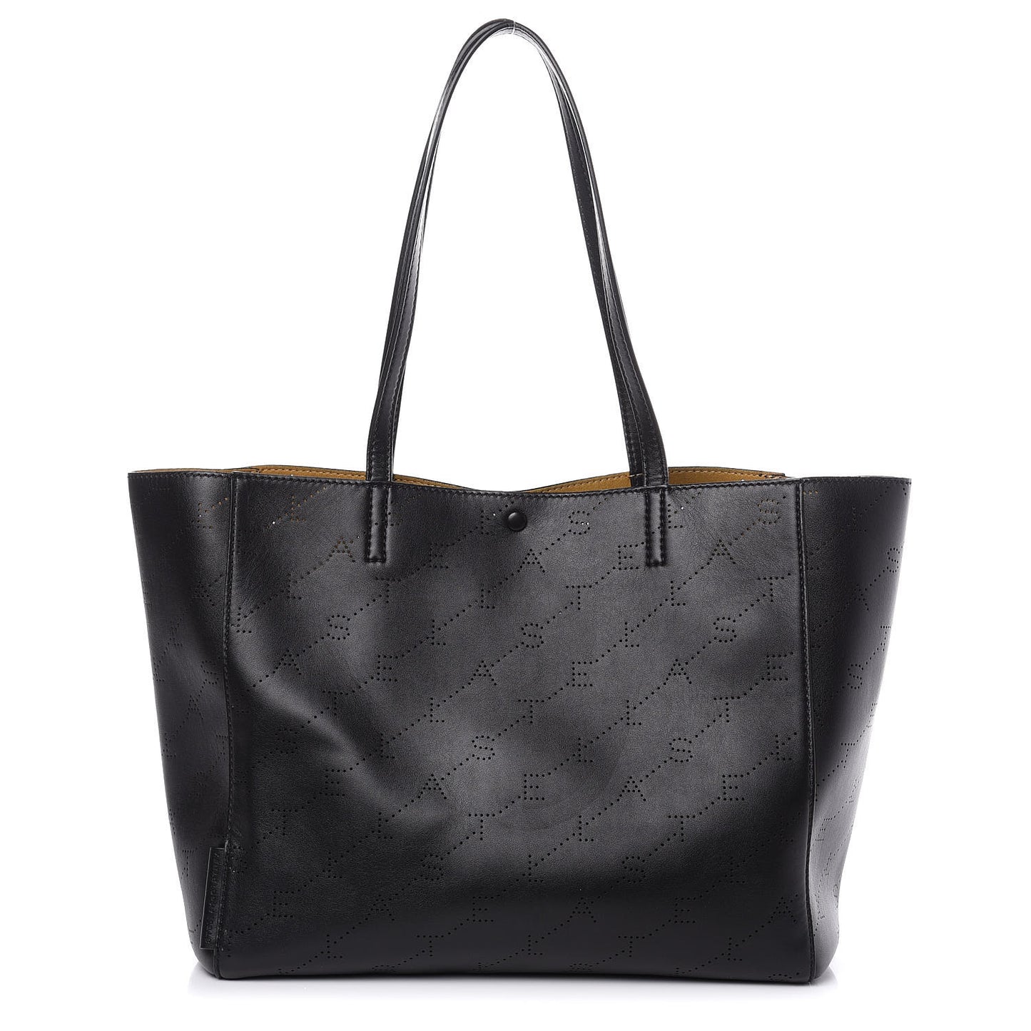 Eco Alter Nappa Perforated Logo Tote Black