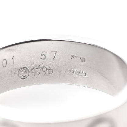Cartier 18K White Gold 6mm LOVE Ring 57 8 6 of 6