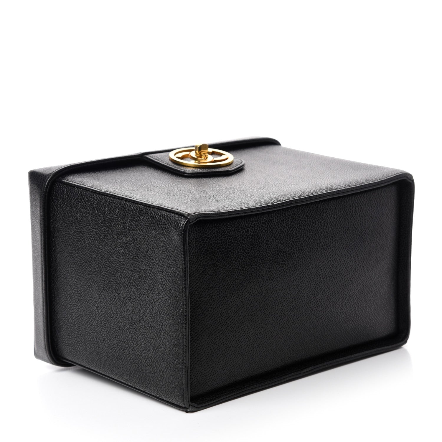 Chanel Caviar Vanity Train Case Black 4 of 15