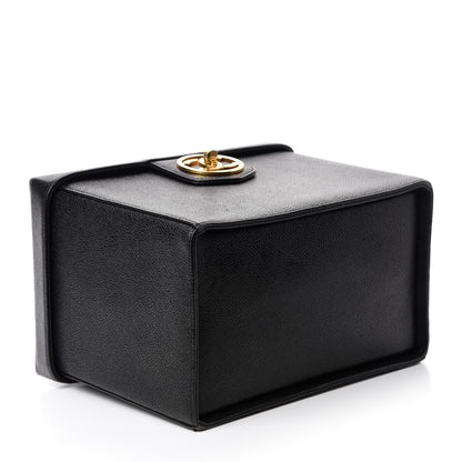 Chanel Caviar Vanity Train Case Black 4 of 15