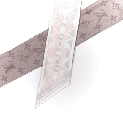 Louis Vuitton Silk Monogram Flower Ink BB Bandeau Light Pink 2 of 4