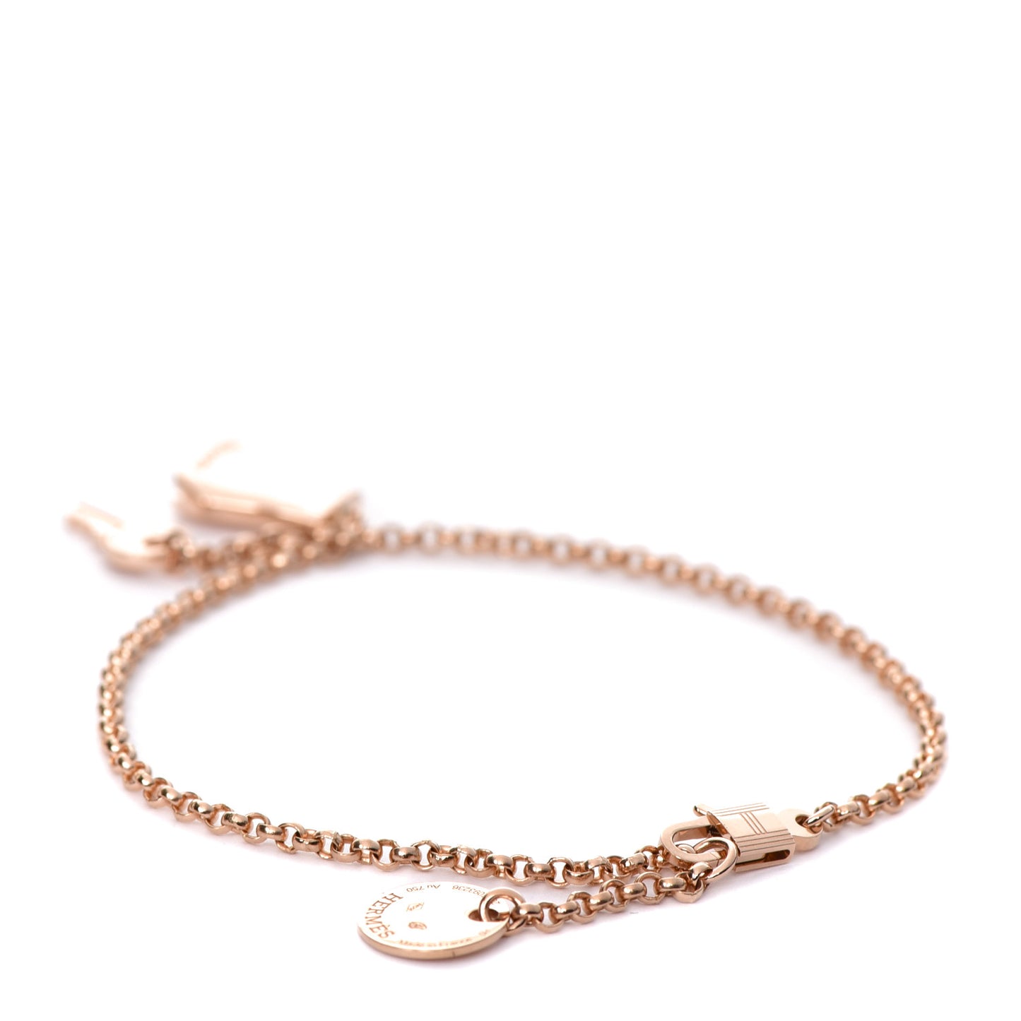 18K Rose Gold PM Kelly Clochette Bracelet SH