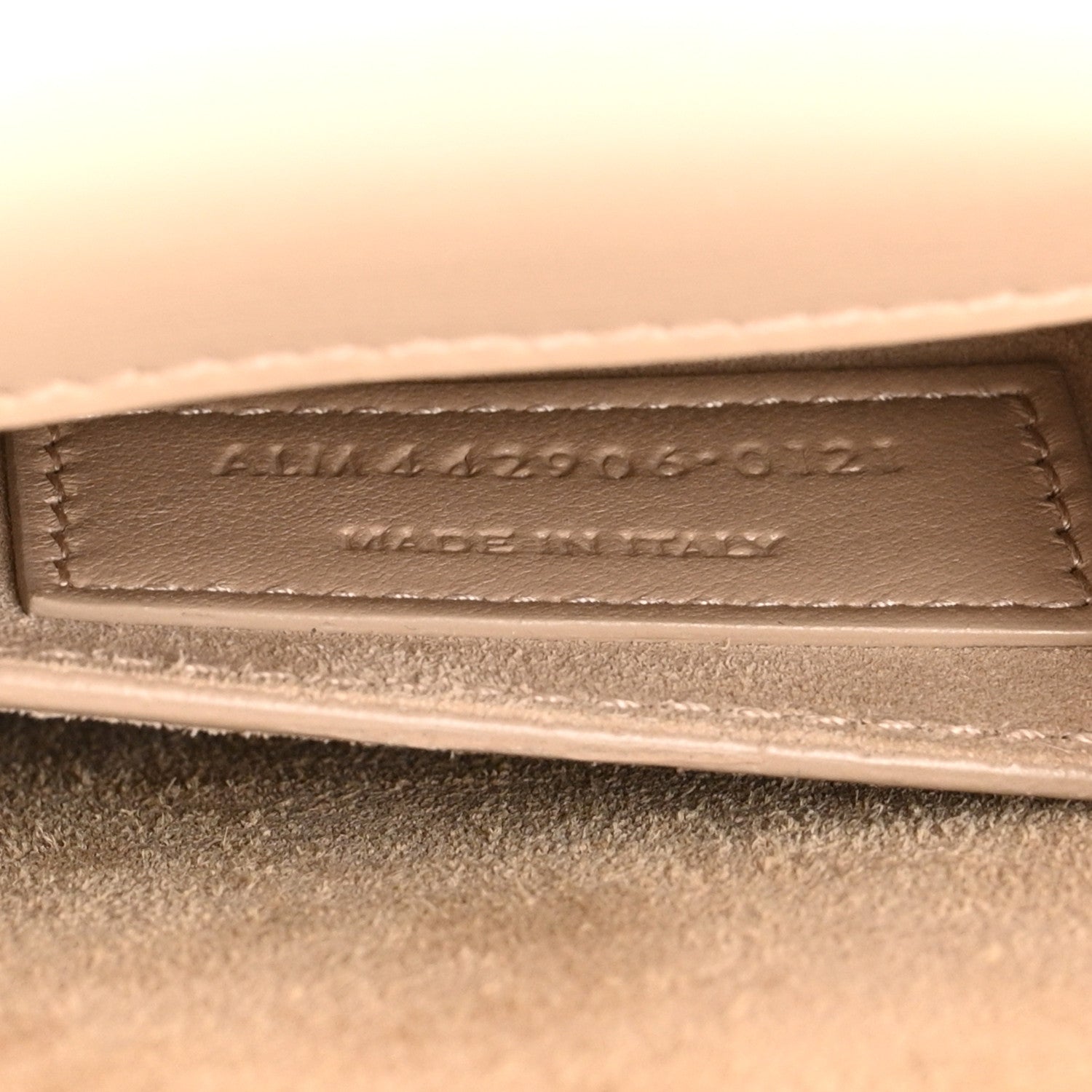Saint Laurent Calfskin Medium Monogram Sunset Dark Beige 8 of 11
