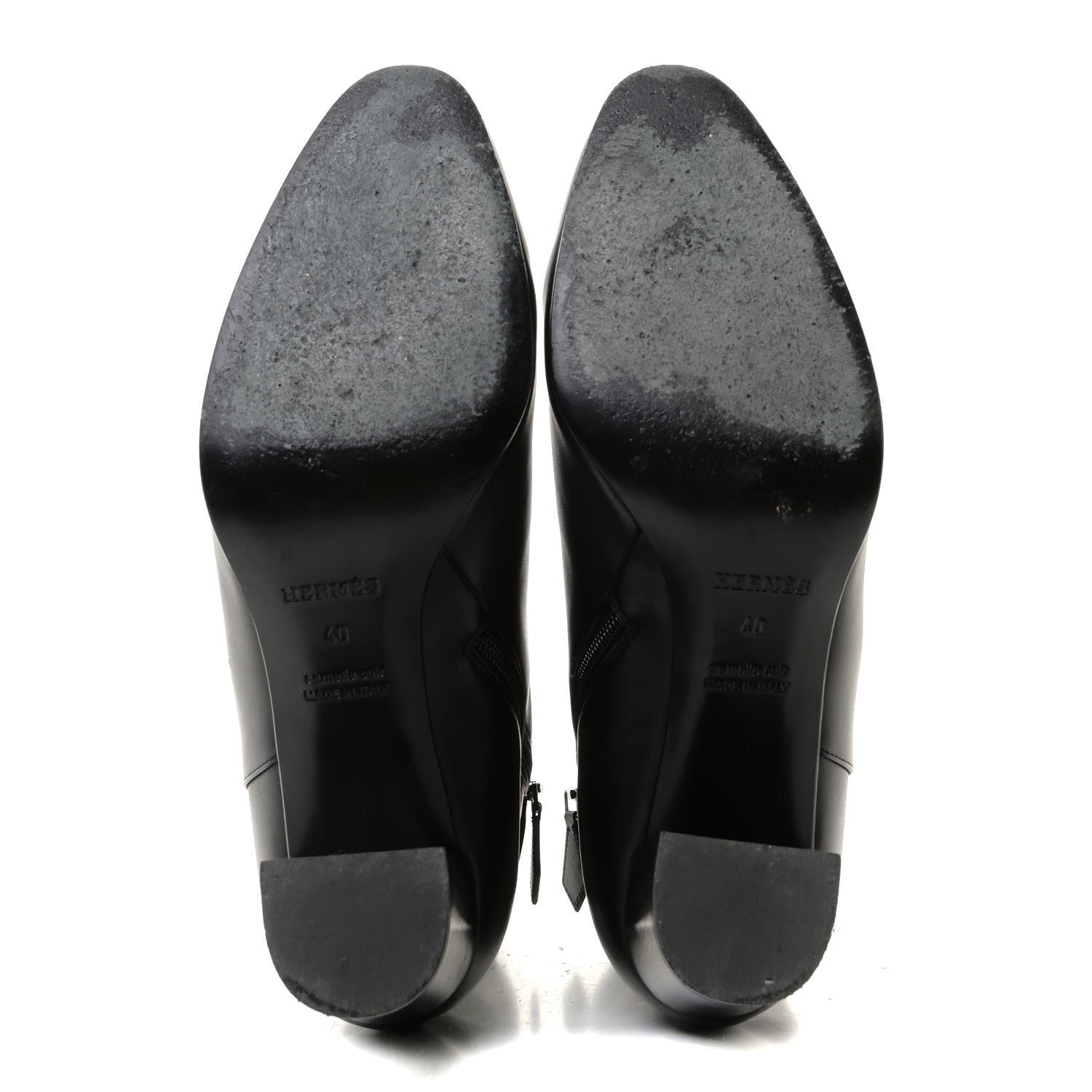 Hermes Calfskin Saint Germain Ankle Boots 40 Black 6 of 28