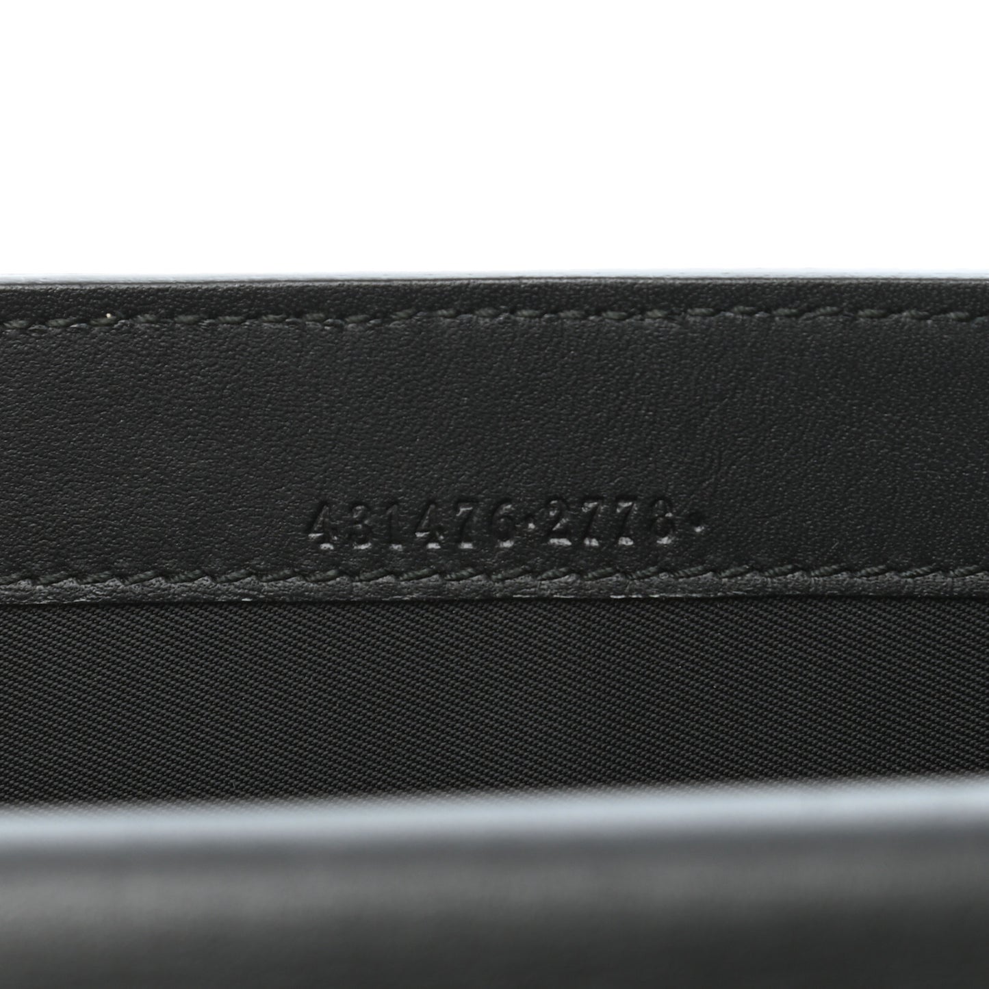 GG Supreme Monogram Mini Peony Pearly Clutch Black