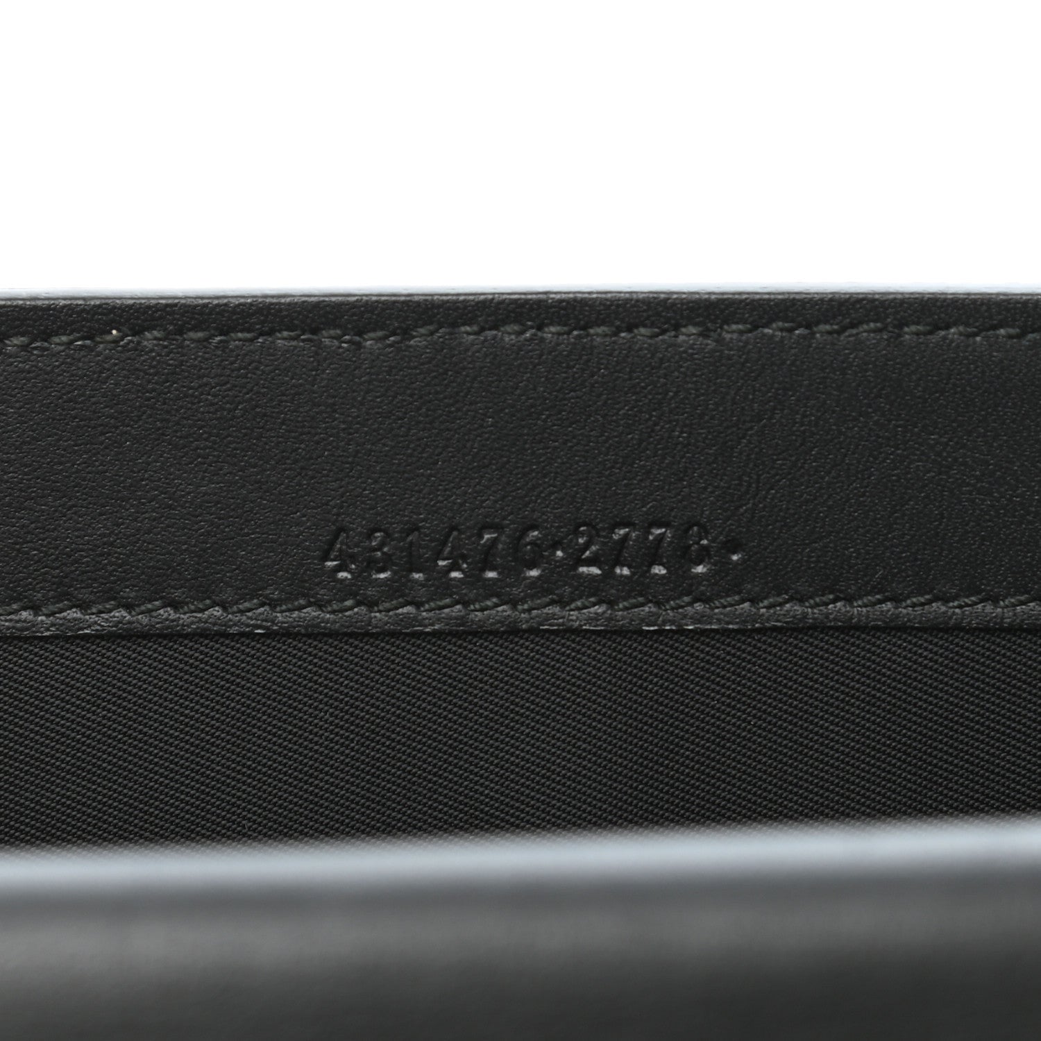 Gucci GG Supreme Monogram Mini Peony Pearly Clutch Black 6 of 7