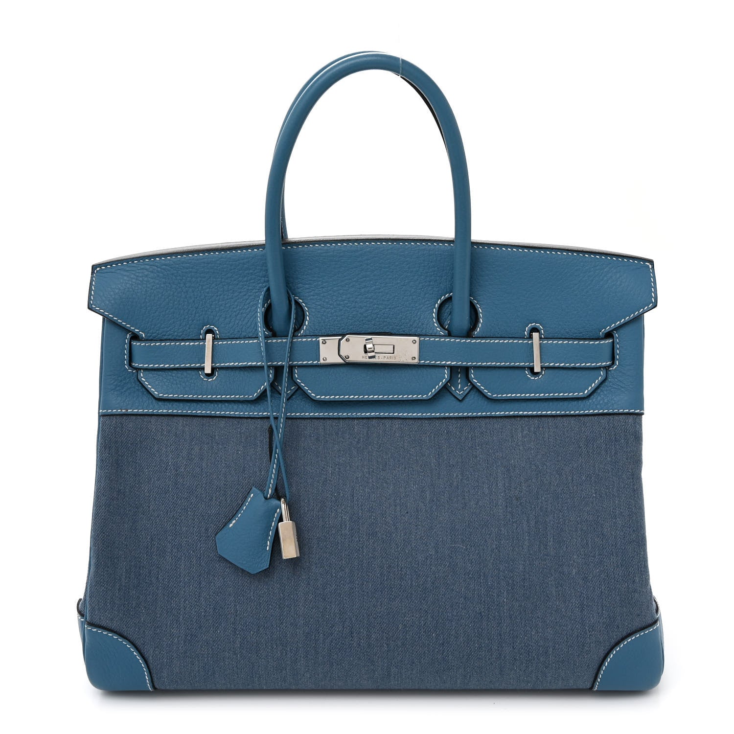 Hermes Denim Togo Birkin 35 Bleu Jean 1 of 13