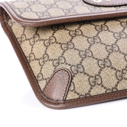 Gucci GG Supreme Monogram Neo Vintage Web Belt Bag Brown 8 of 11