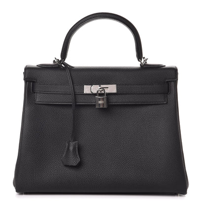 Hermes Togo Kelly Retourne 32 Black 1 of 13