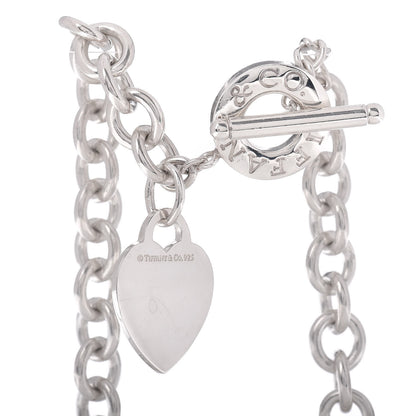 Tiffany Sterling Silver Heart Tag Toggle Necklace 4 of 4