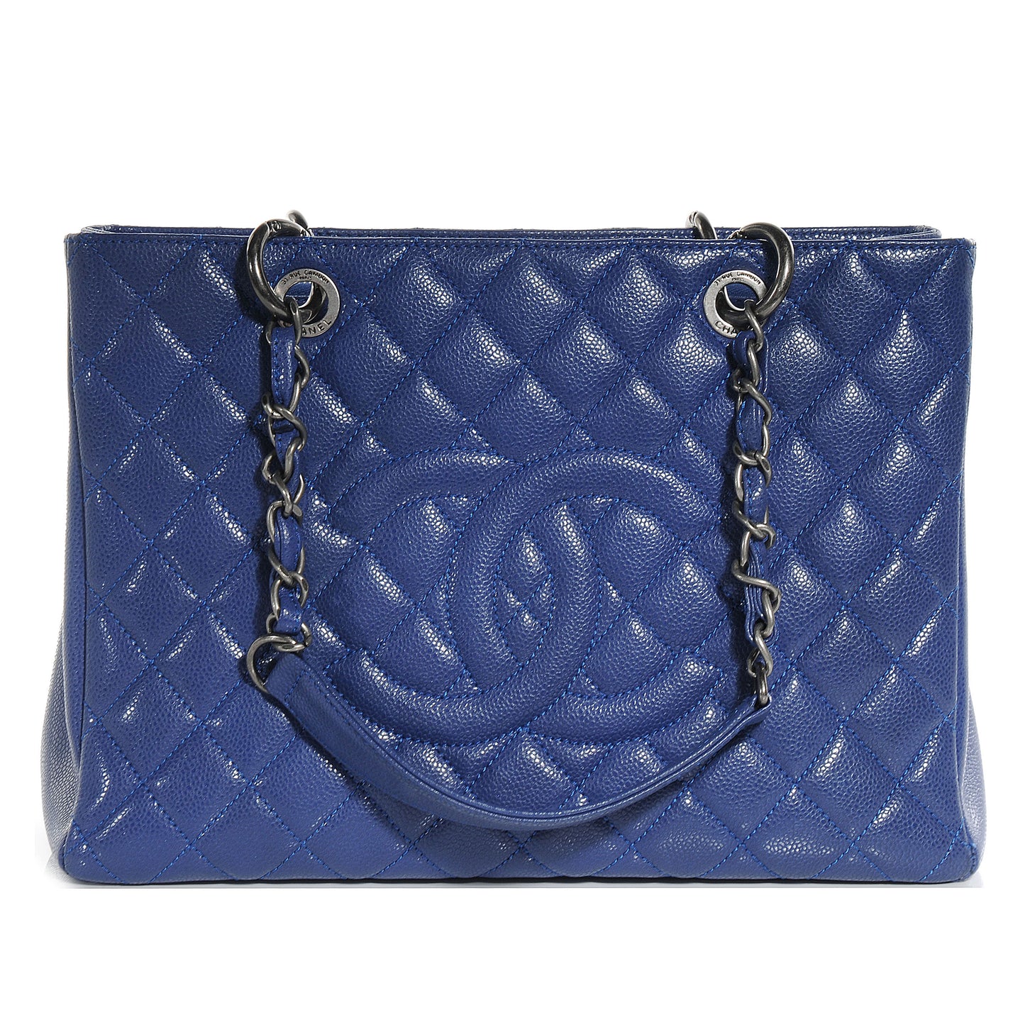 Caviar Grand Shopping Tote GST Blue