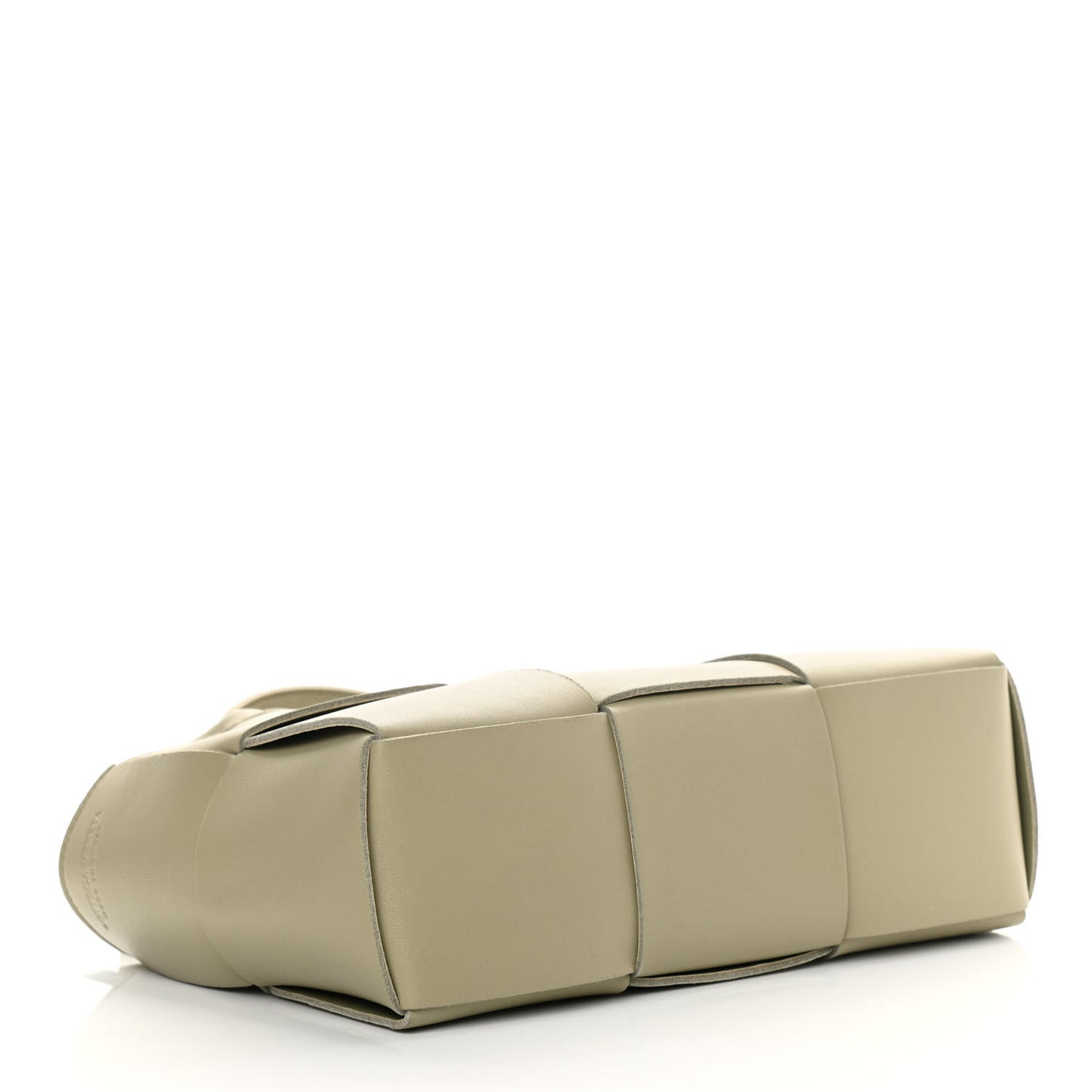 Nappa Maxi Intreccio Mini Arco Tote Taupe